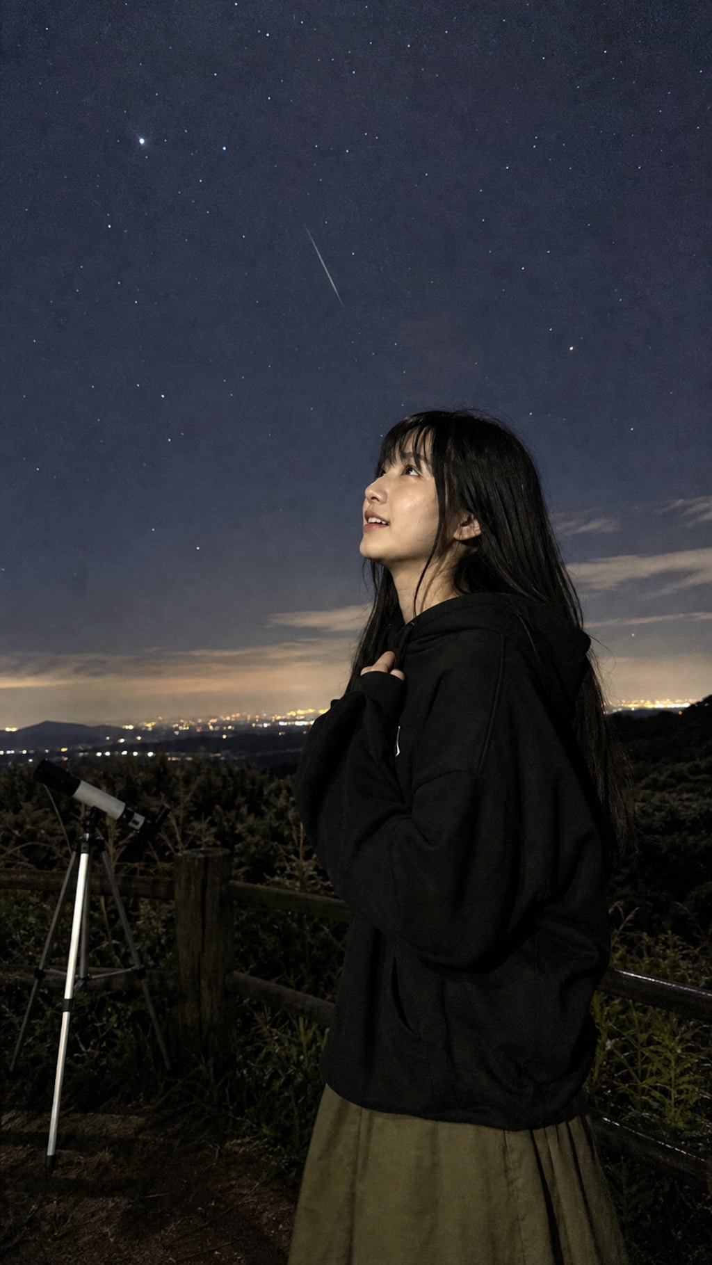 Beneath a Shooting Star