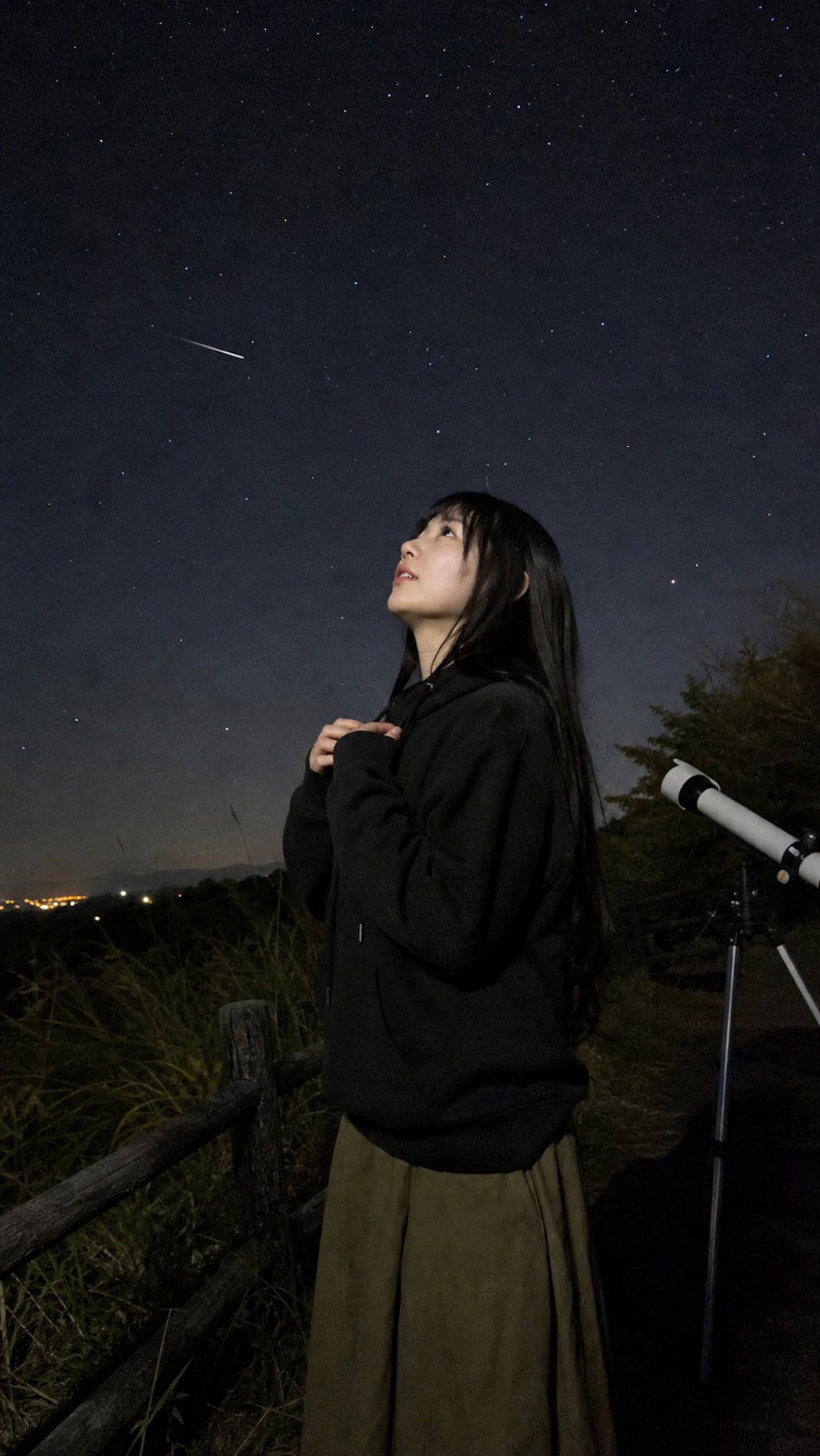 Beneath a Shooting Star