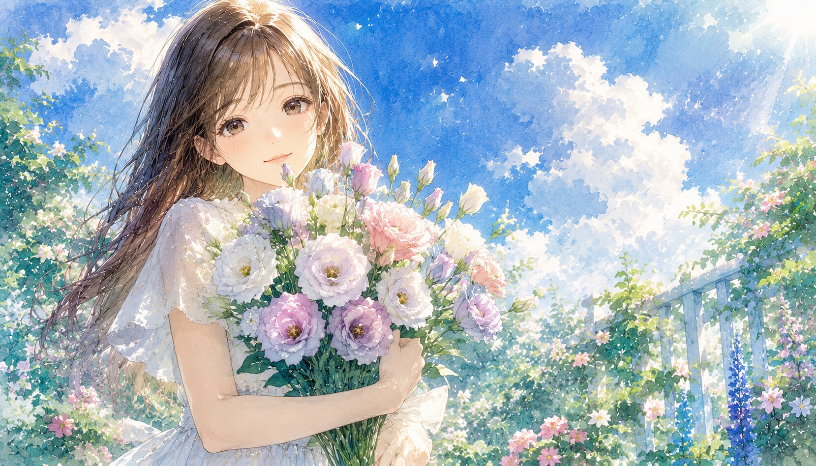 誕生花　0720 トルコキキョウ