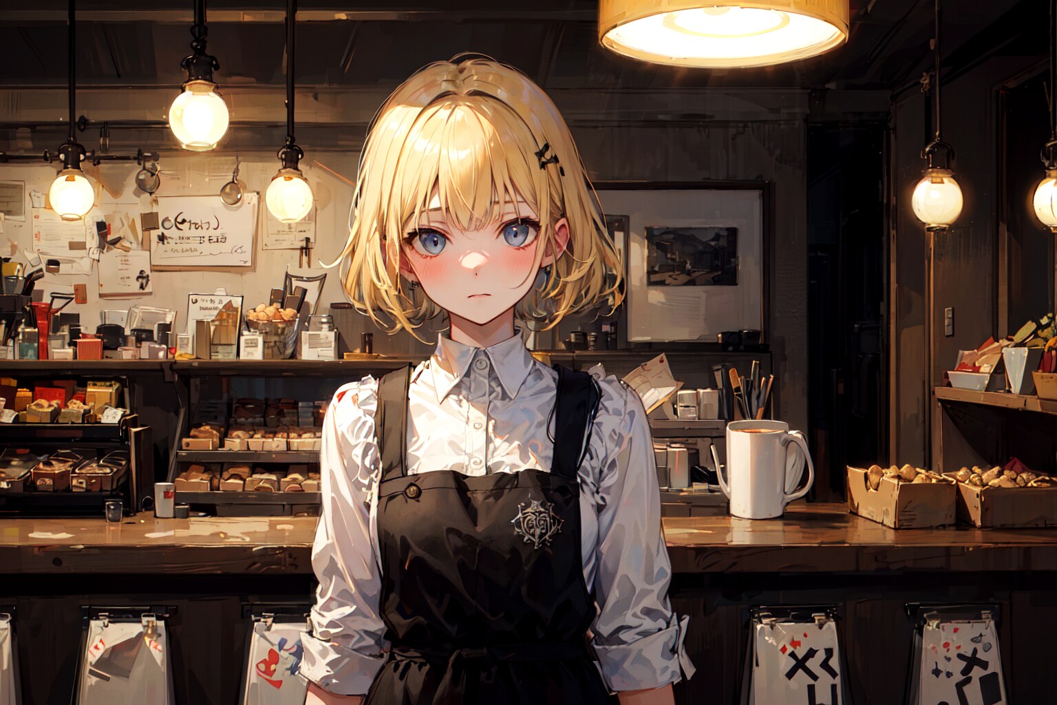 無愛想な店員さん