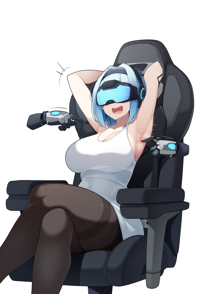 ひゃあっ！凄い！実際にくすぐられてるみたいにくすぐったい！VRってすごい！