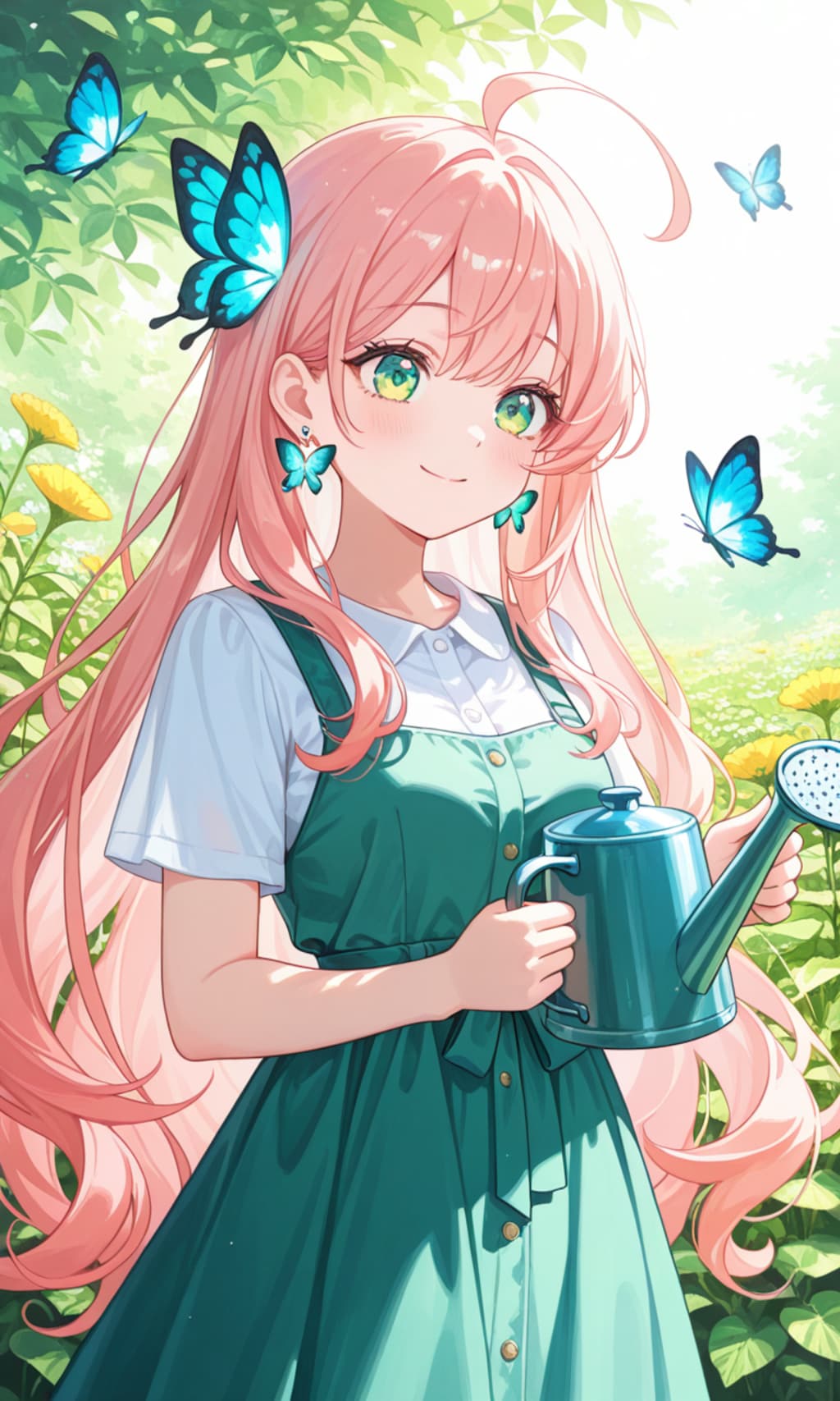 お花に水をあげなくちゃ～