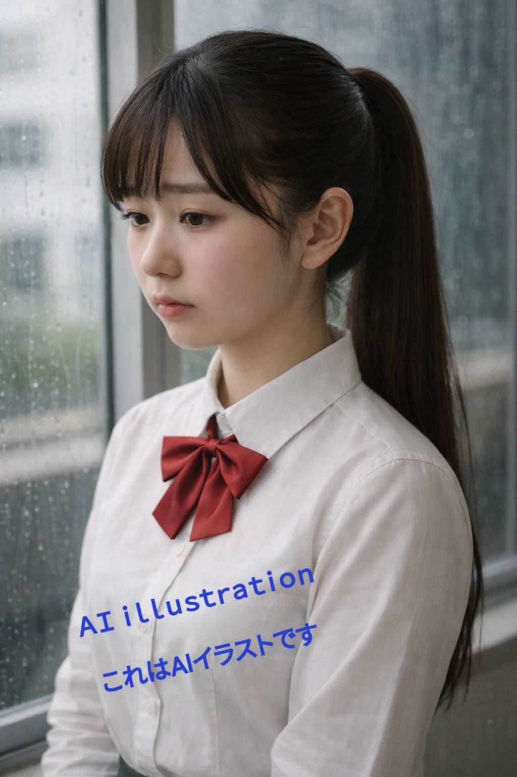 初恋のポニーテール美少女が髪を切った後、クラスの空気は静かに揺れた。   何人かの女子が髪を切ったが…   小雨の朝、これまで結ばなかった大人しい子が、家でそっと髪を縛ってきた。