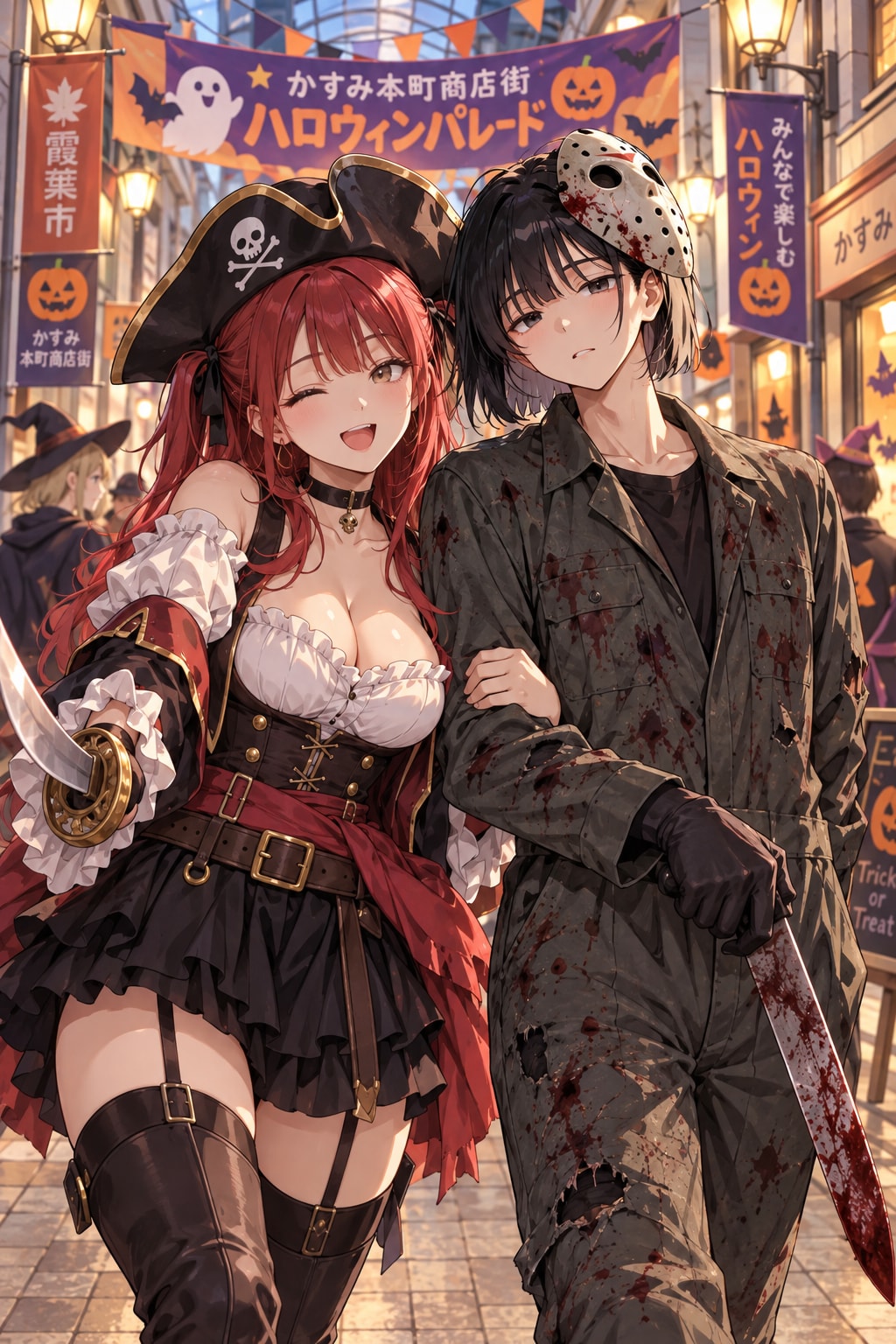 ハロウィンデート♥️ | の人気AIイラスト・グラビア