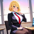 スーツ姿のナンシー（仮名）さん 3枚目