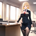 スーツ姿のナンシー（仮名）さん 2枚目