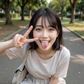 全力ピース♡（ショップはコチラhttps://pictspace.net/akisama） 3枚目