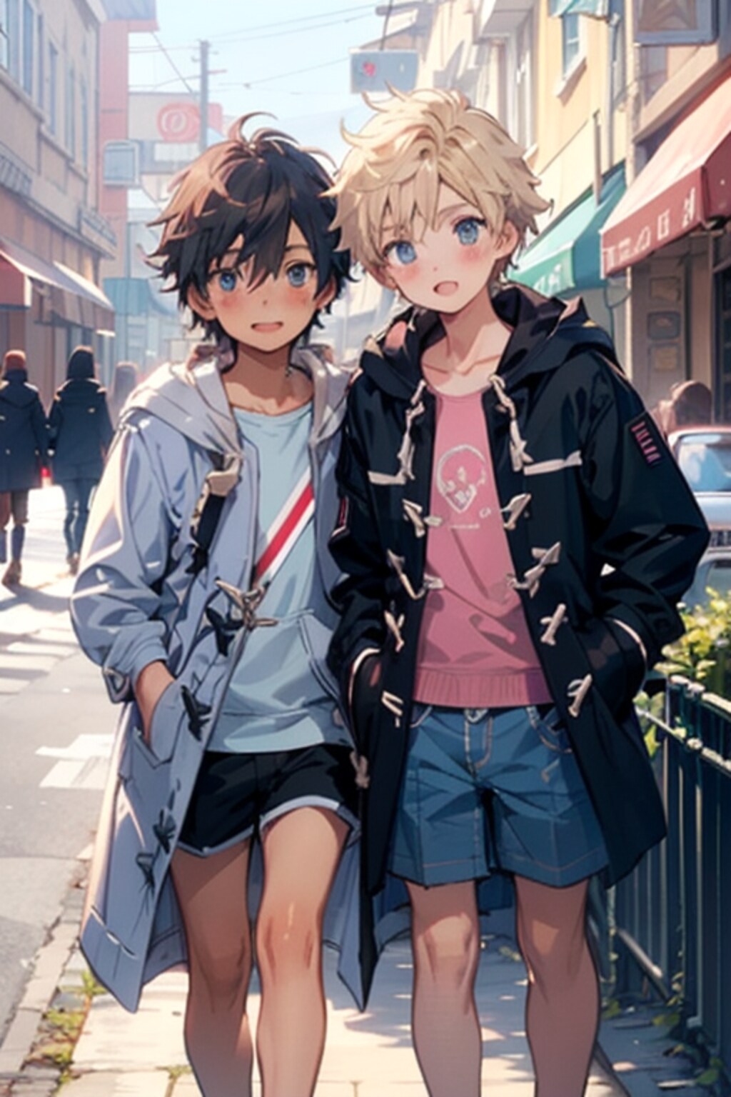 ダッフルコートの男の子 3