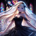 ブラックウェディングドレス 7枚目