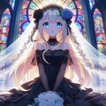ブラックウェディングドレス 8枚目