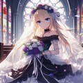 ブラックウェディングドレス 3枚目