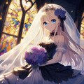 ブラックウェディングドレス 2枚目