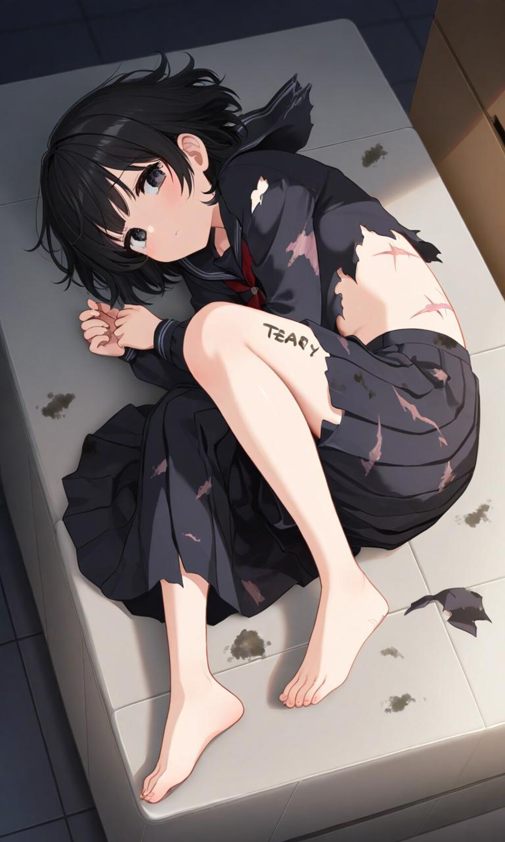 汚れた少女