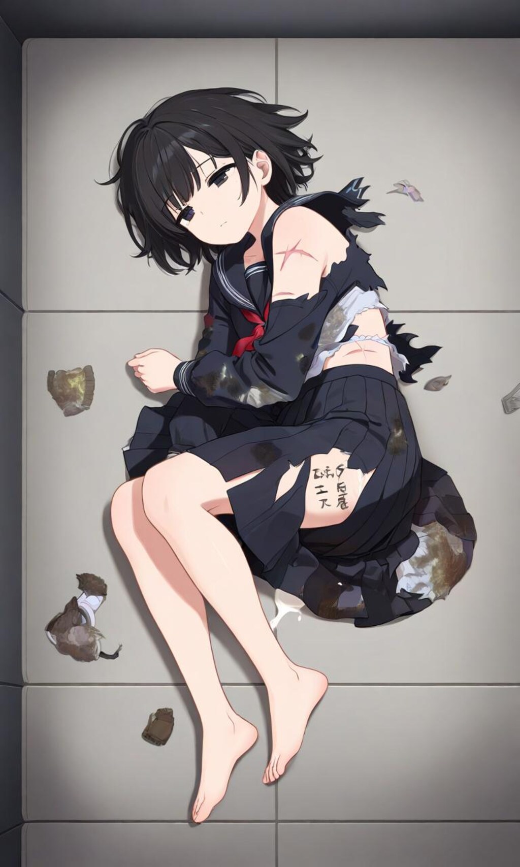 汚れた少女