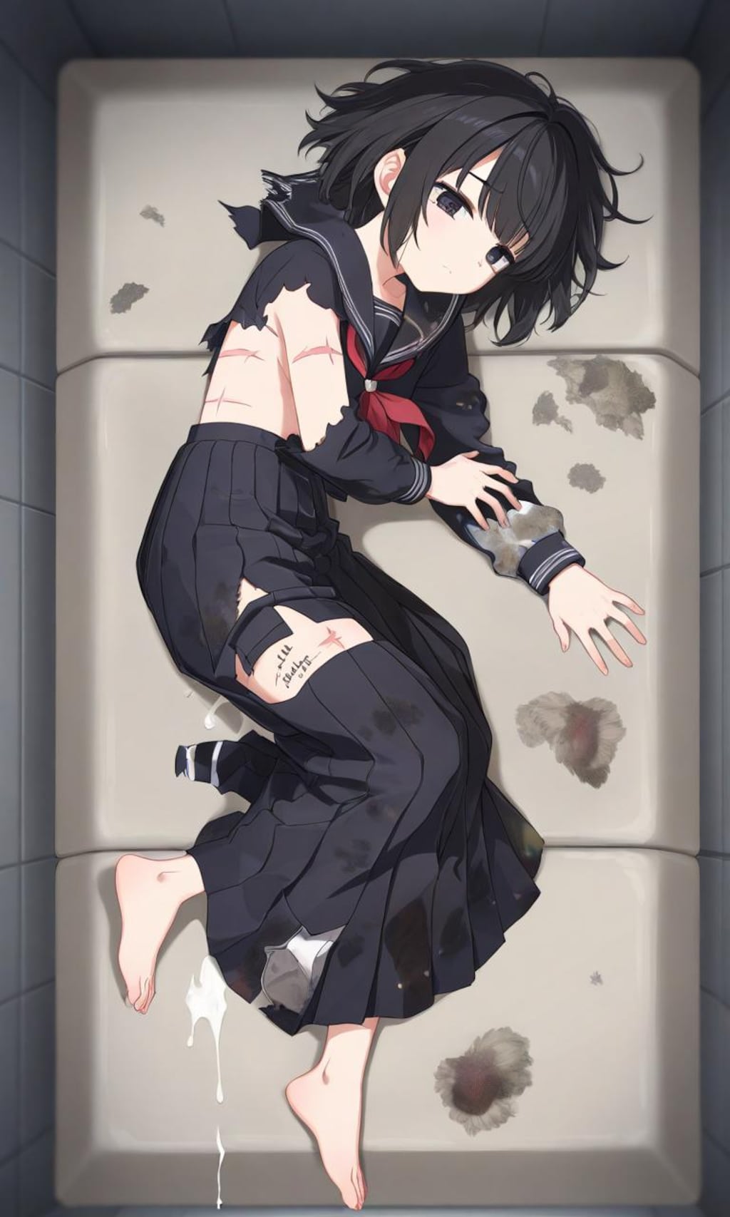 汚れた少女