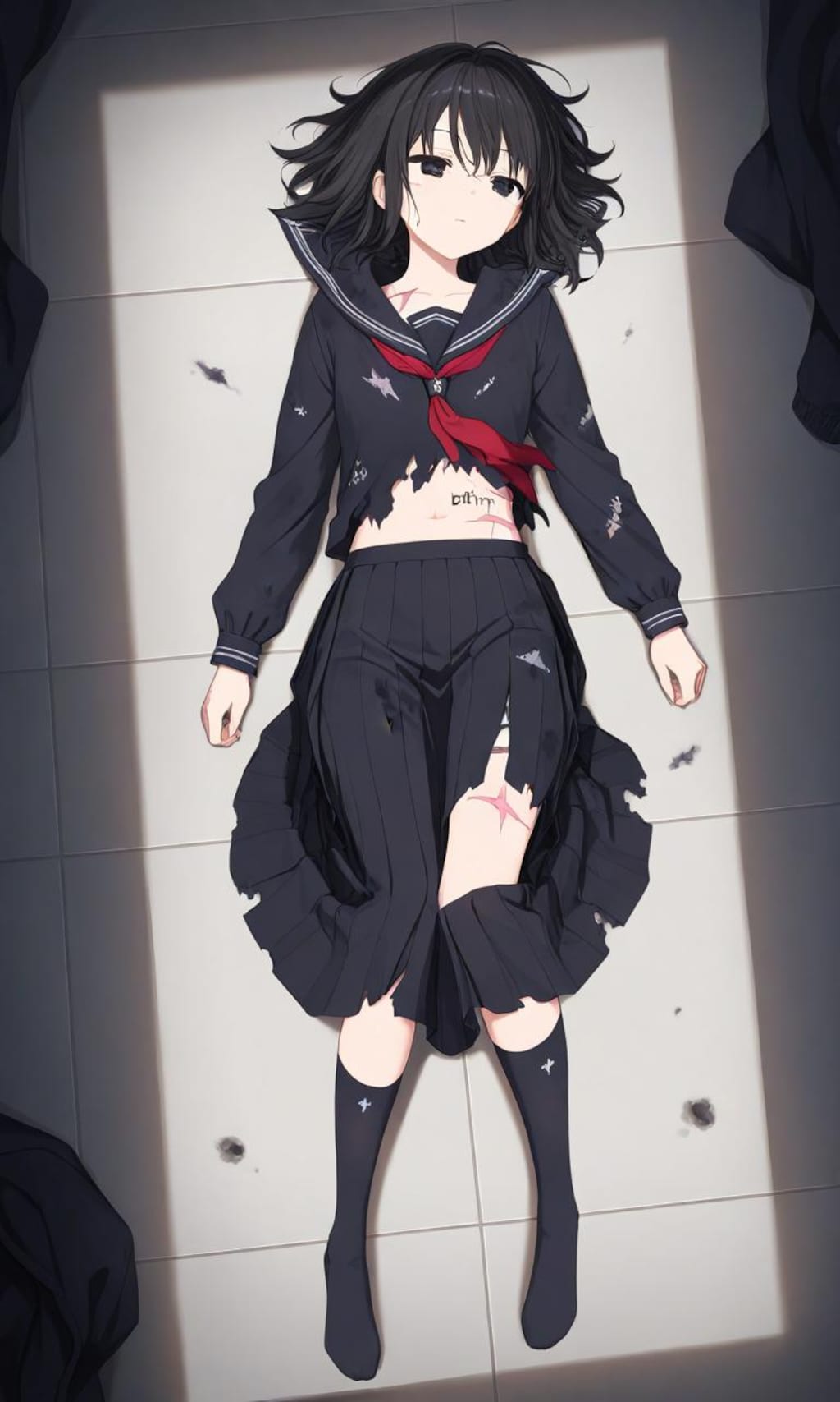 汚れた少女