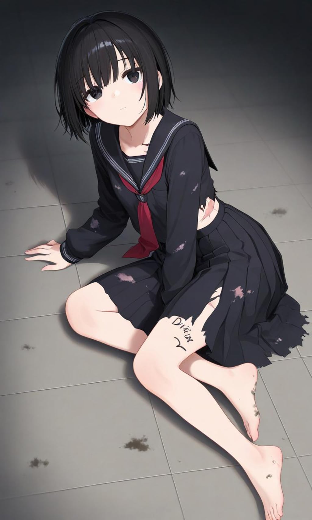 汚れた少女