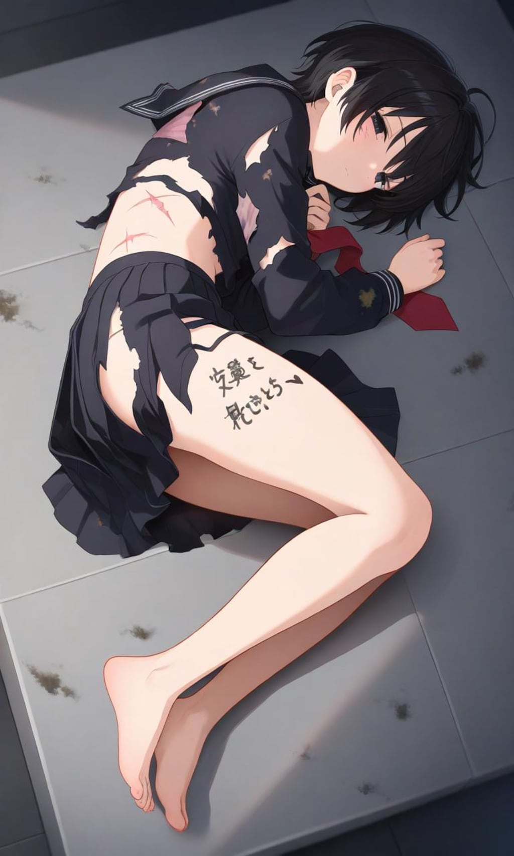 汚れた少女