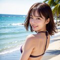 振り返りビキニ 4枚目