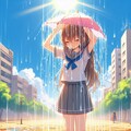 雨を呼ぶ女の子 3枚目