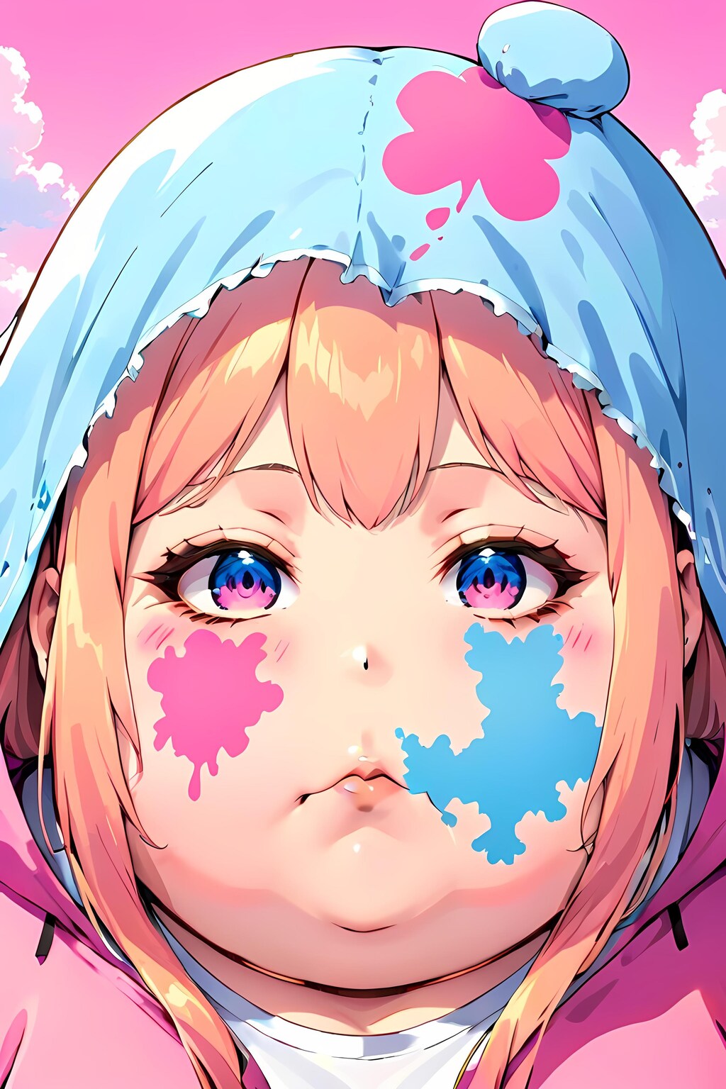 ロールシャッハテストなミケぽちゃ女子