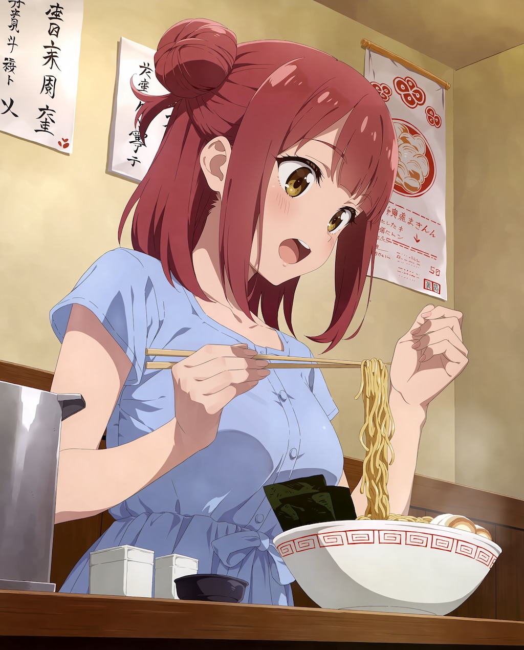 ラーメン好きな子