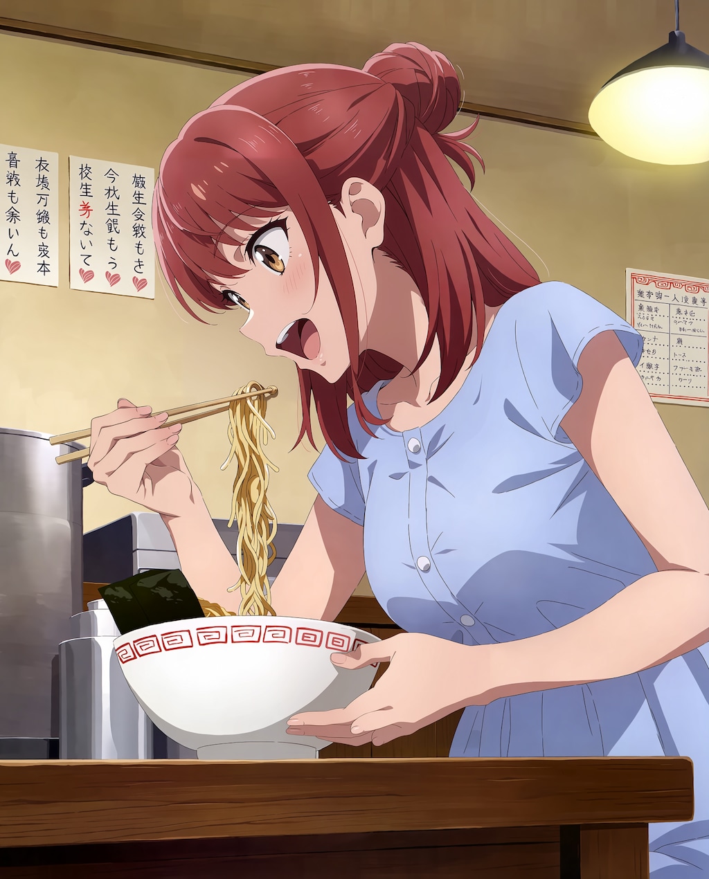 ラーメン好きな子