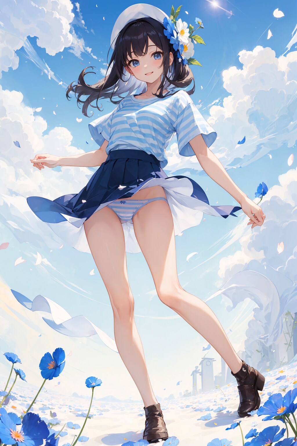 縞パン