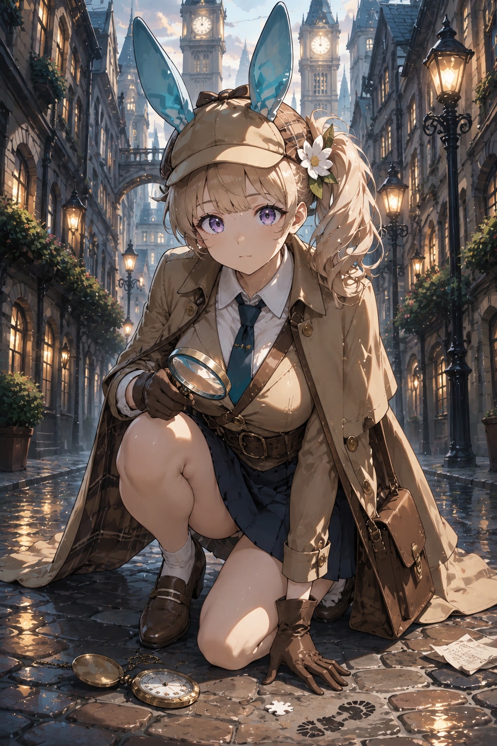 うちの子・藍璃 28【足跡はまだ消えていない。】 | の人気AIイラスト・グラビア