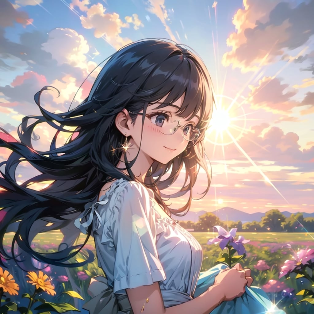 内地の夕暮れ秋の入りぐち