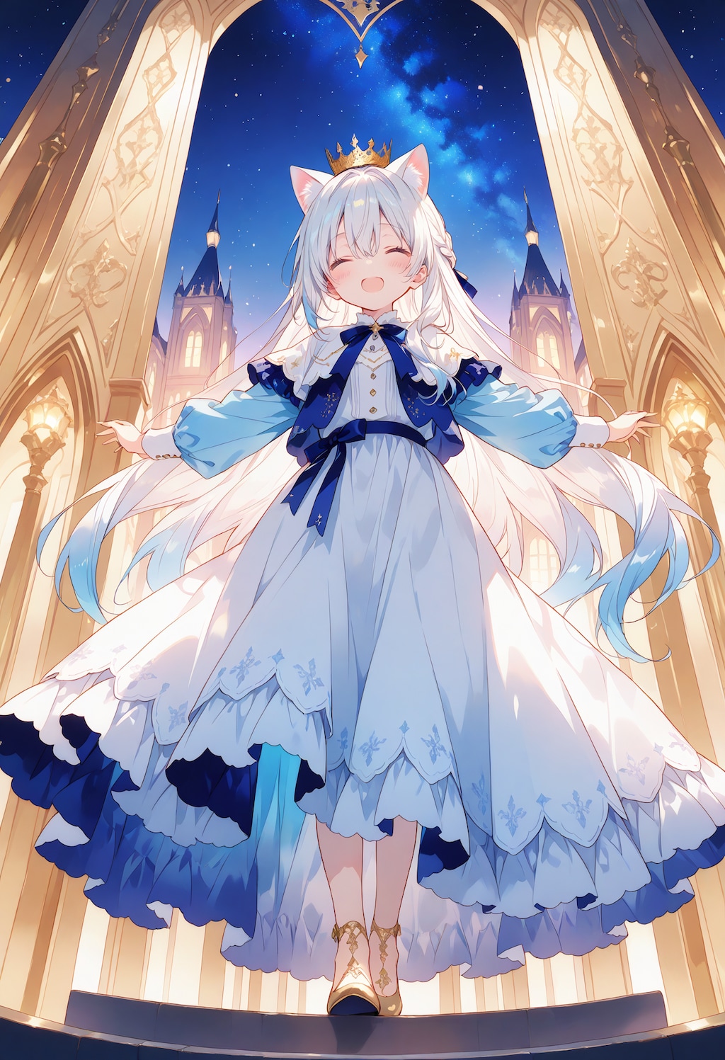 天冠の猫姫と眠らぬ街