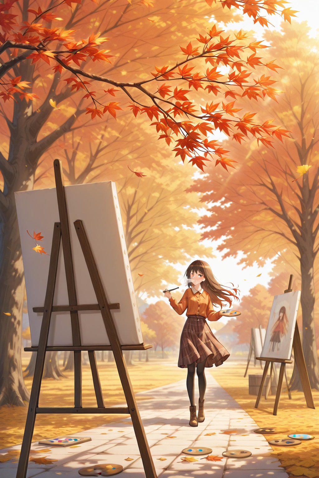 絵画の秋 | の人気AIイラスト・グラビア