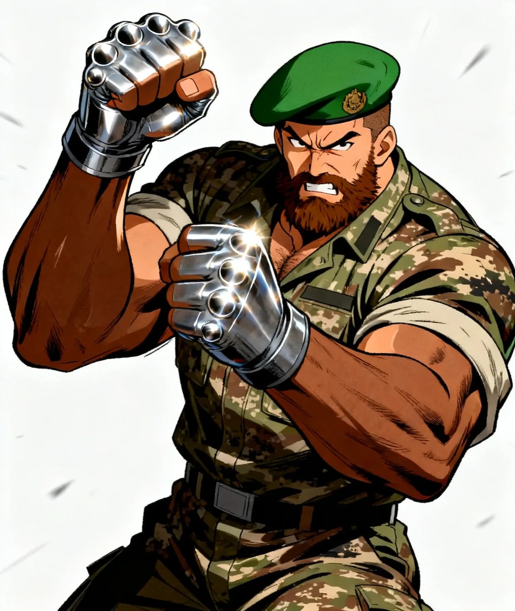 傭兵団ベアクロウ団長、ブルータル大佐（再掲載）