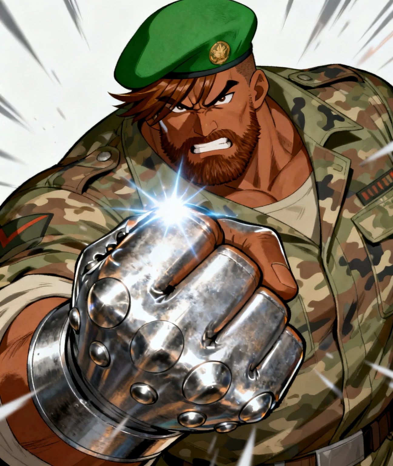 傭兵団ベアクロウ団長、ブルータル大佐（再掲載） | の人気AIイラスト・グラビア