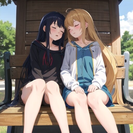 寝落ち双子 | の人気AIイラスト・グラビア