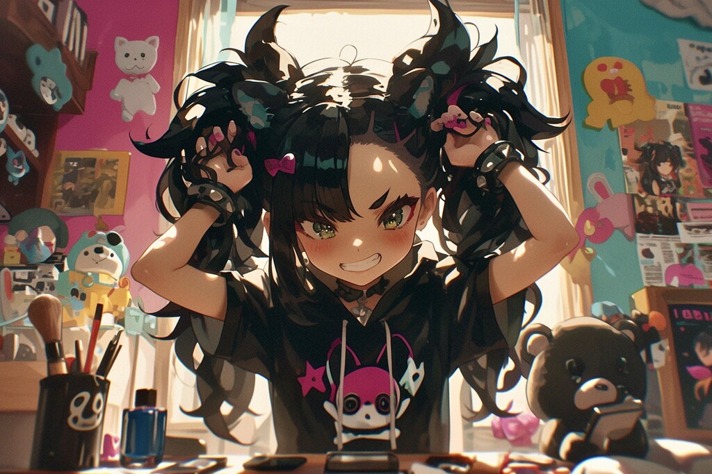 手でツインテ✖︎くま娘🐾