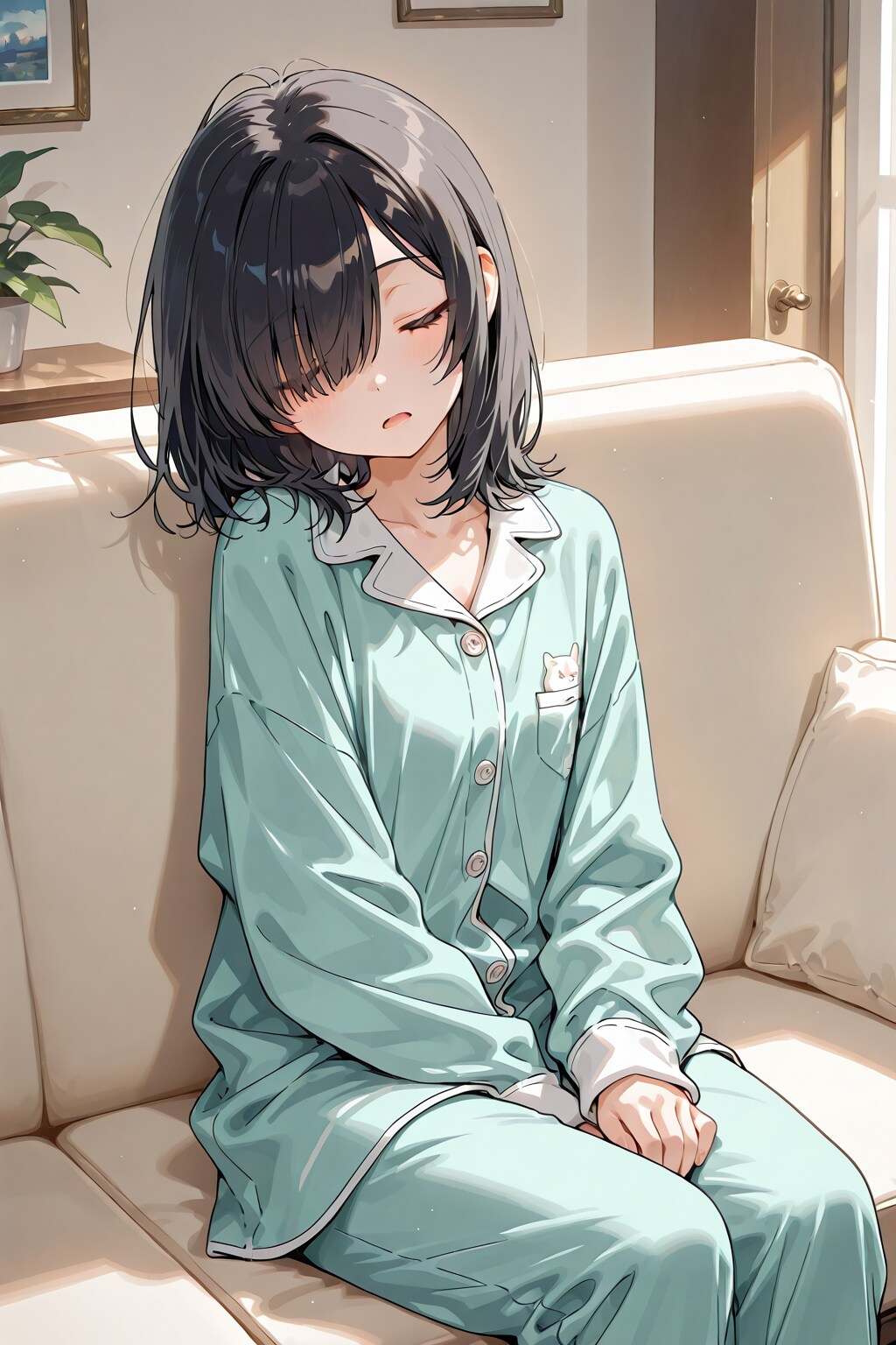 めかくれ女子＃２９７ | の人気AIイラスト・グラビア