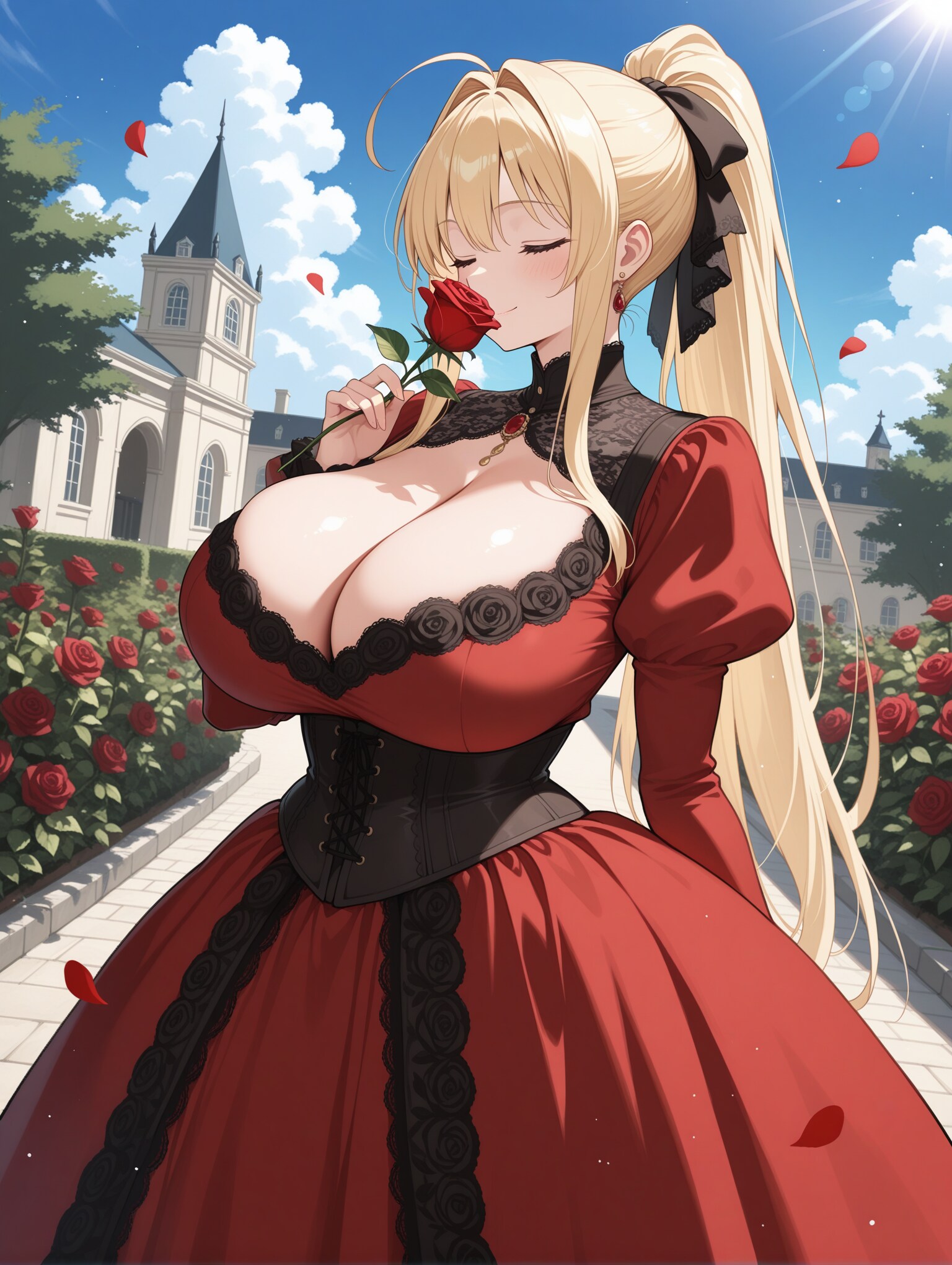 薔薇は美しく散る