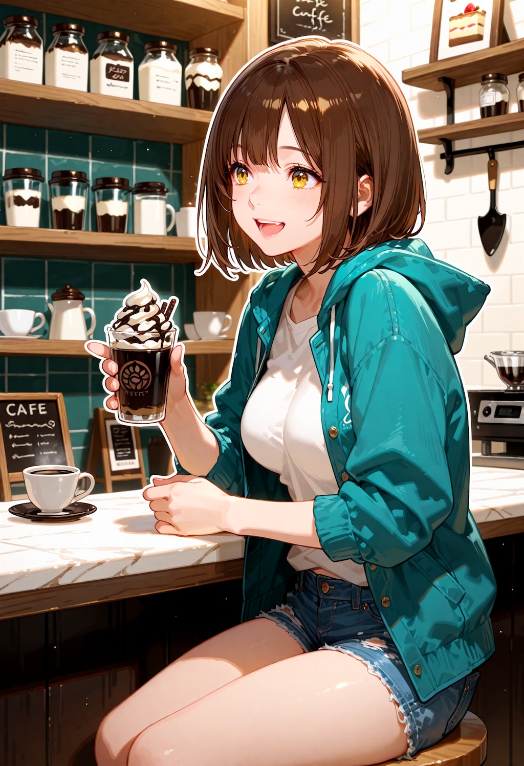 アイスカフェモカ。