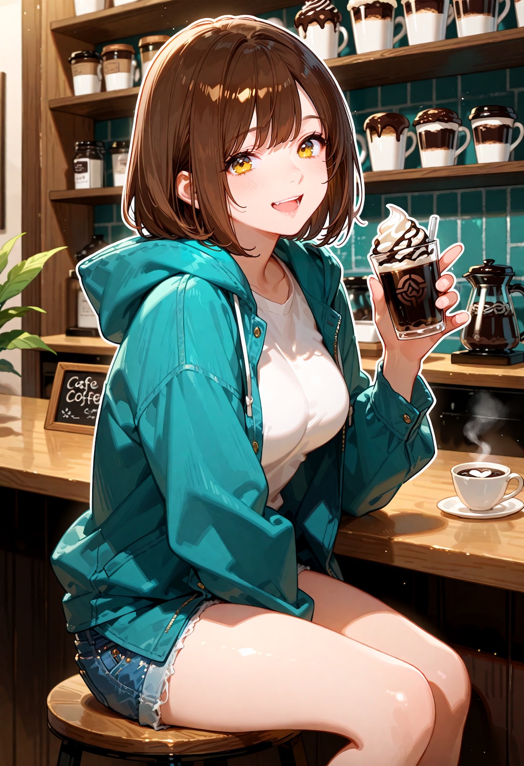 アイスカフェモカ。