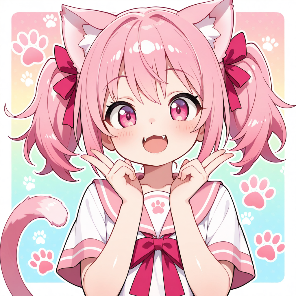 ツインテールは王道だにゃん！！