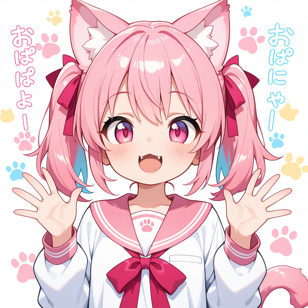 ツインテールは王道だにゃん！！