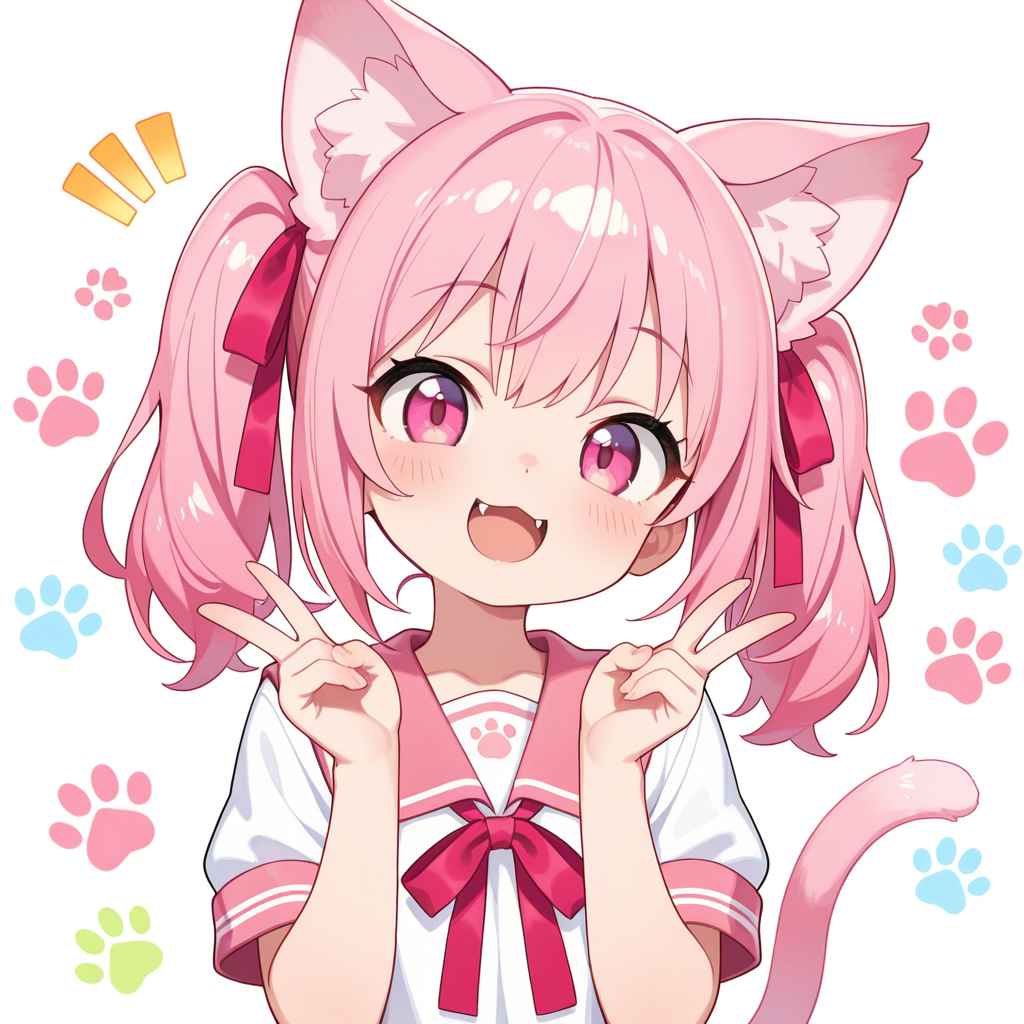 ツインテールは王道だにゃん！！