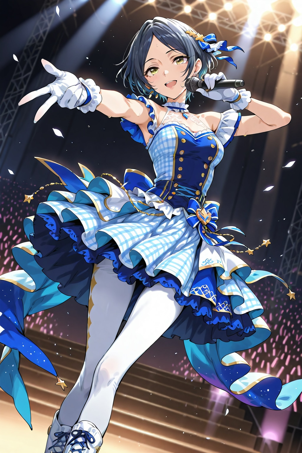 【コンサート】速水奏ちゃん　新作衣装(白ブーツVer.) | の人気AIイラスト・グラビア