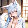 夏バテ気味の加賀さん（アズールレーン） 3枚目