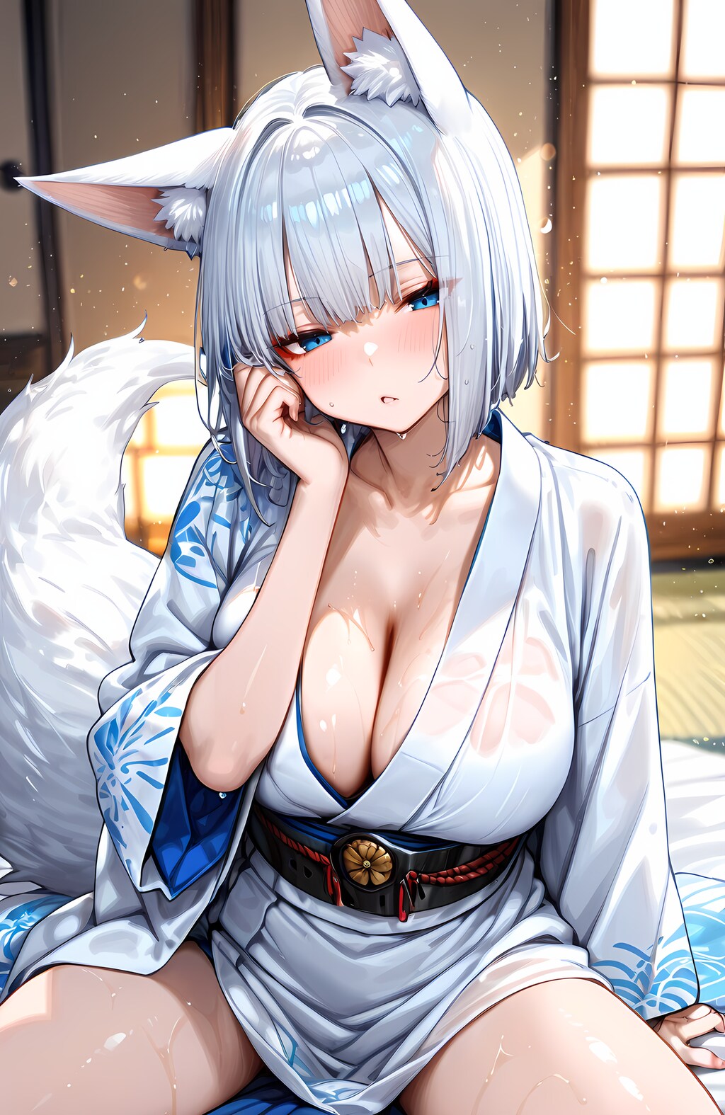 夏バテ気味の加賀さん（アズールレーン）