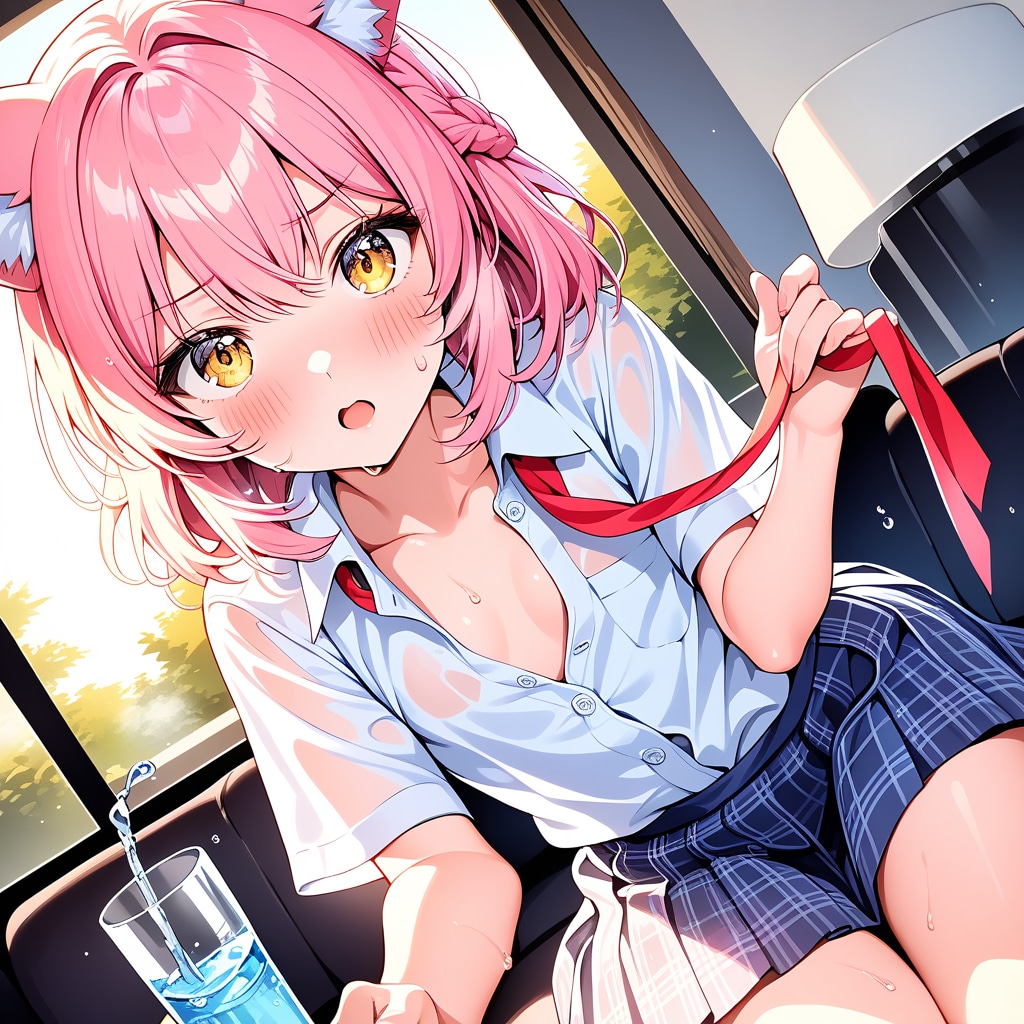 着崩し制服狐娘・長女