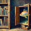 Fish in bookcase (3) 3枚目