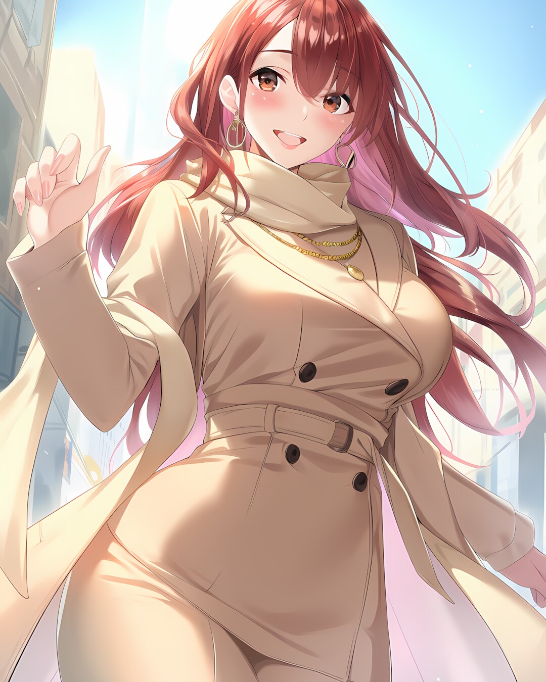 ☀️キャメルコートで冬街デート♡