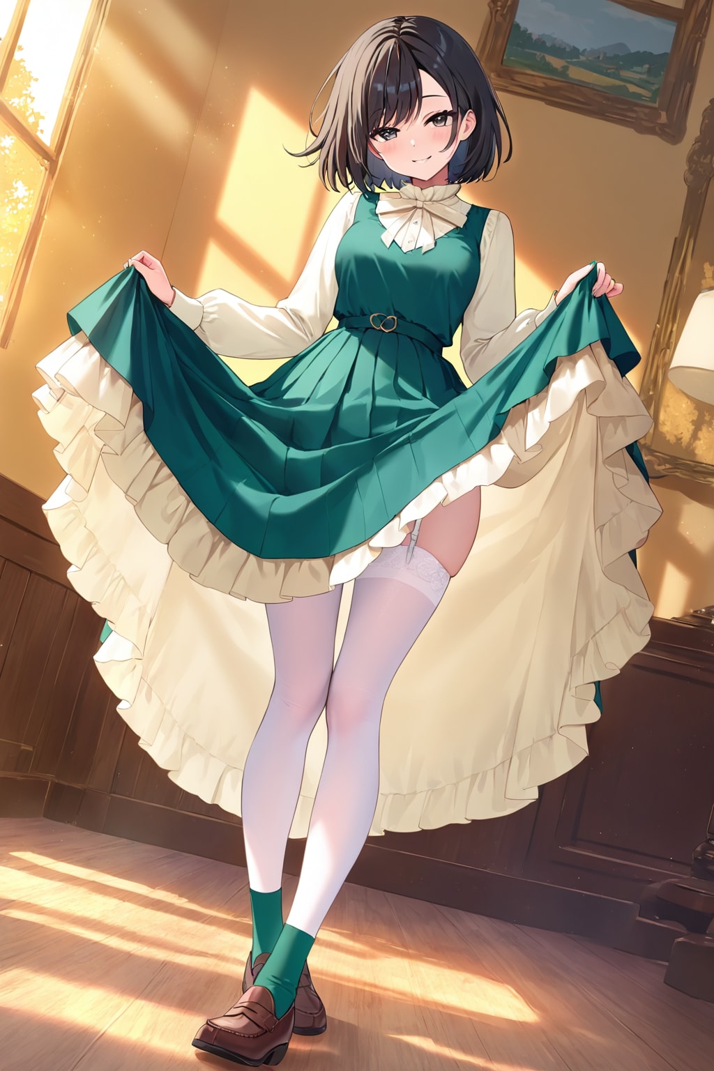 Aine-chan with garter